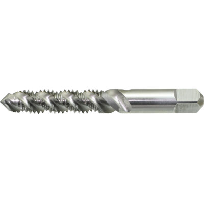 Taraud à main à cannelure spiralée DrillcoMD, Acier rapide, Filet 10-32