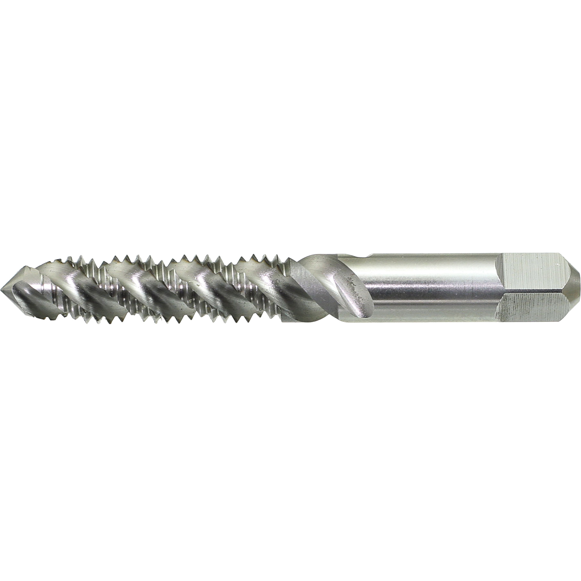 Taraud à main à cannelure spiralée DrillcoMD, Acier rapide, Filet 10-32