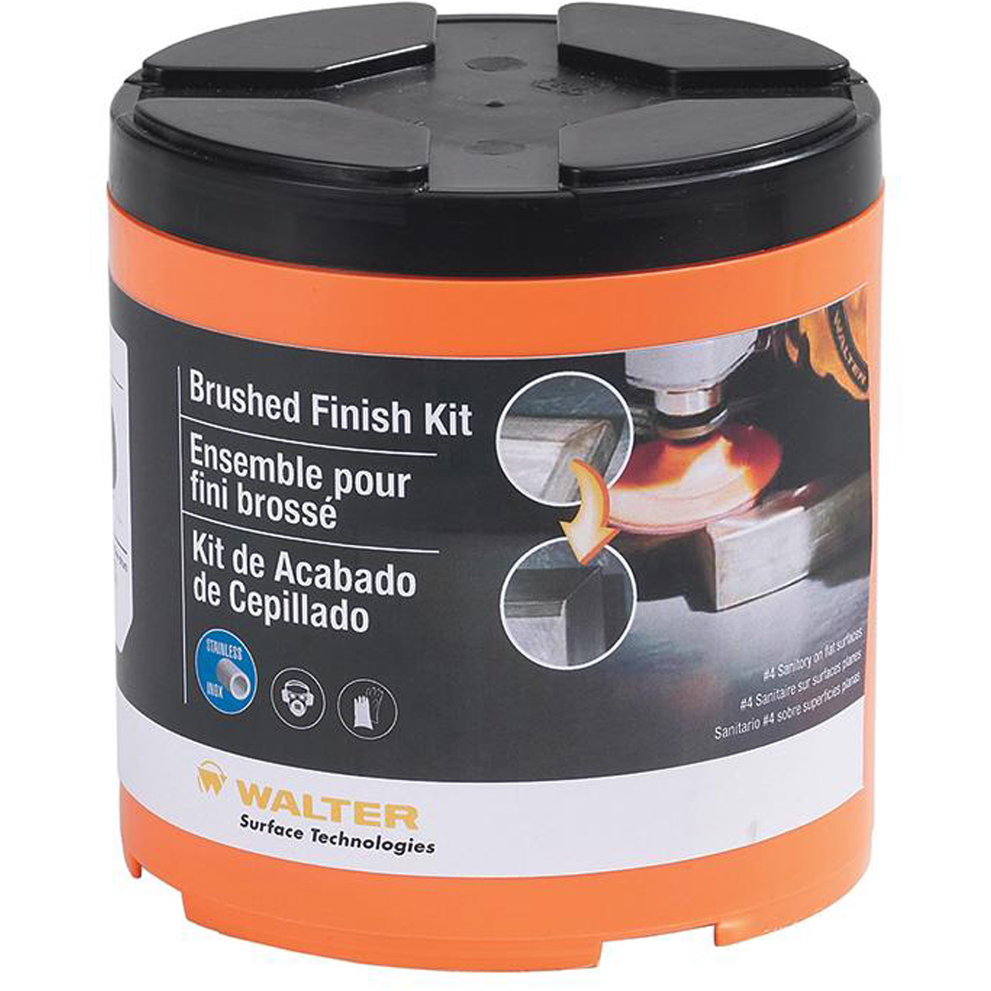 Trousse de finition brossée pour surfaces planes