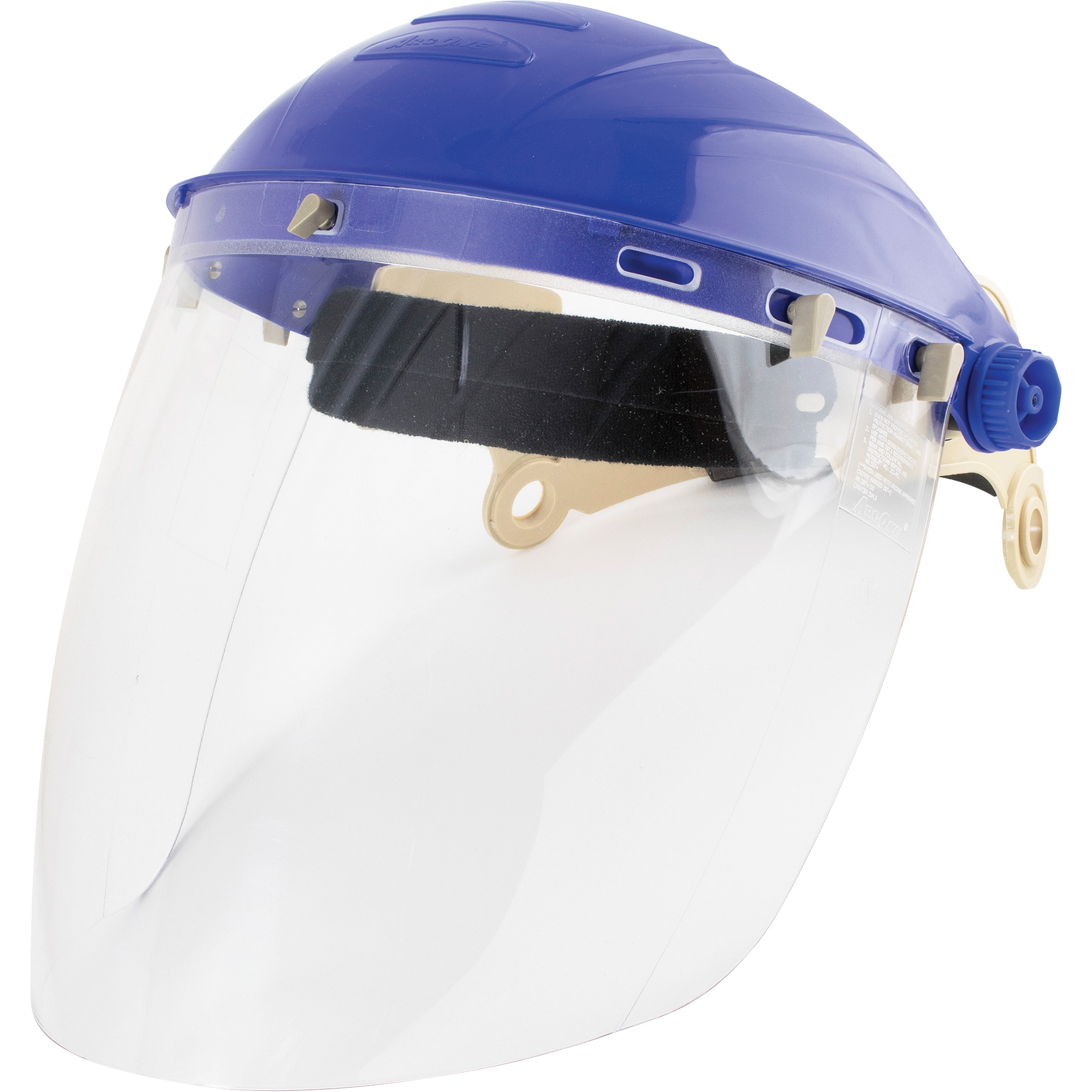 Visière avec déflecteur frontal, Polypropylène