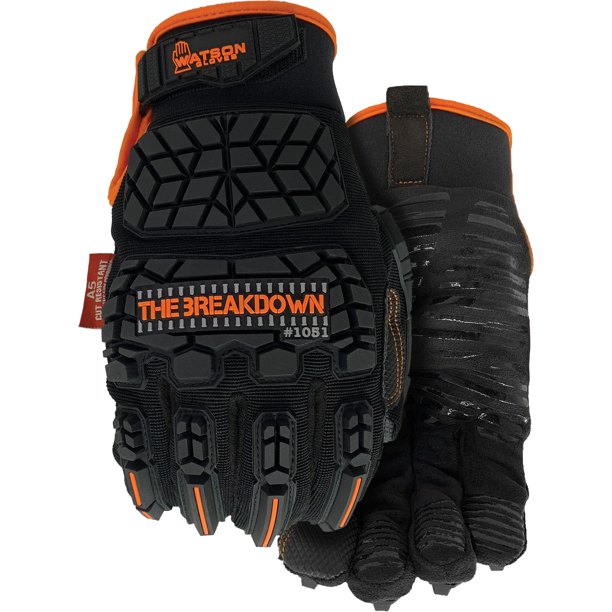 Gants 1051 The Breakdown, Taille 2T-Grand, Revêtement PVC, Enveloppe en CutshieldMC, ASTM ANSI niveau A5/EN 388 niveau E