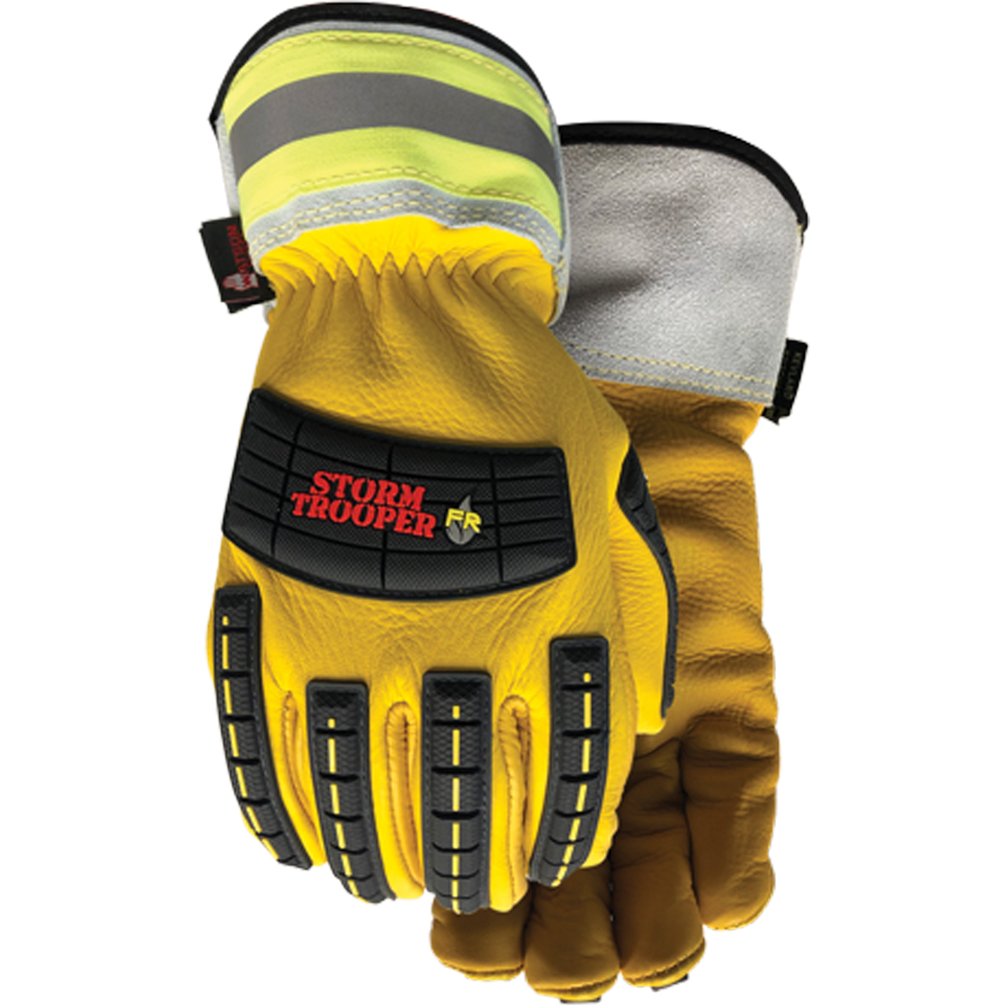 Gants 5782CR Storm Trooper, T-Grand, Paume en Cuir de vache, Poignet Élastique