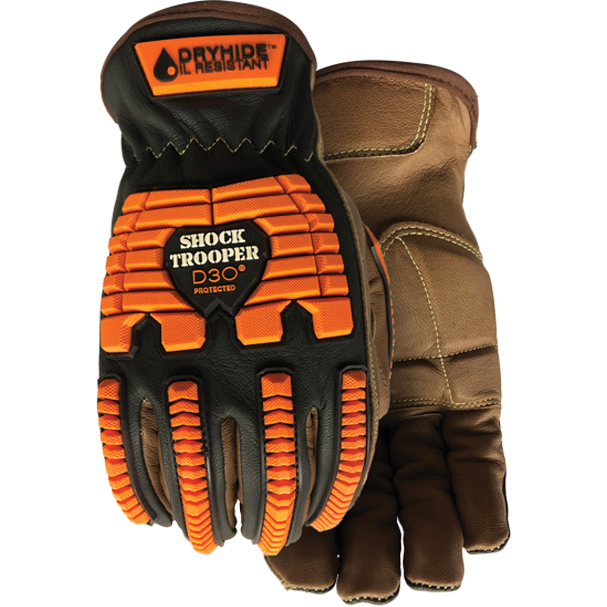 Gants 5785 Shock Trooper, 3T-Grand, Paume en Chèvre, Poignet À enfiler