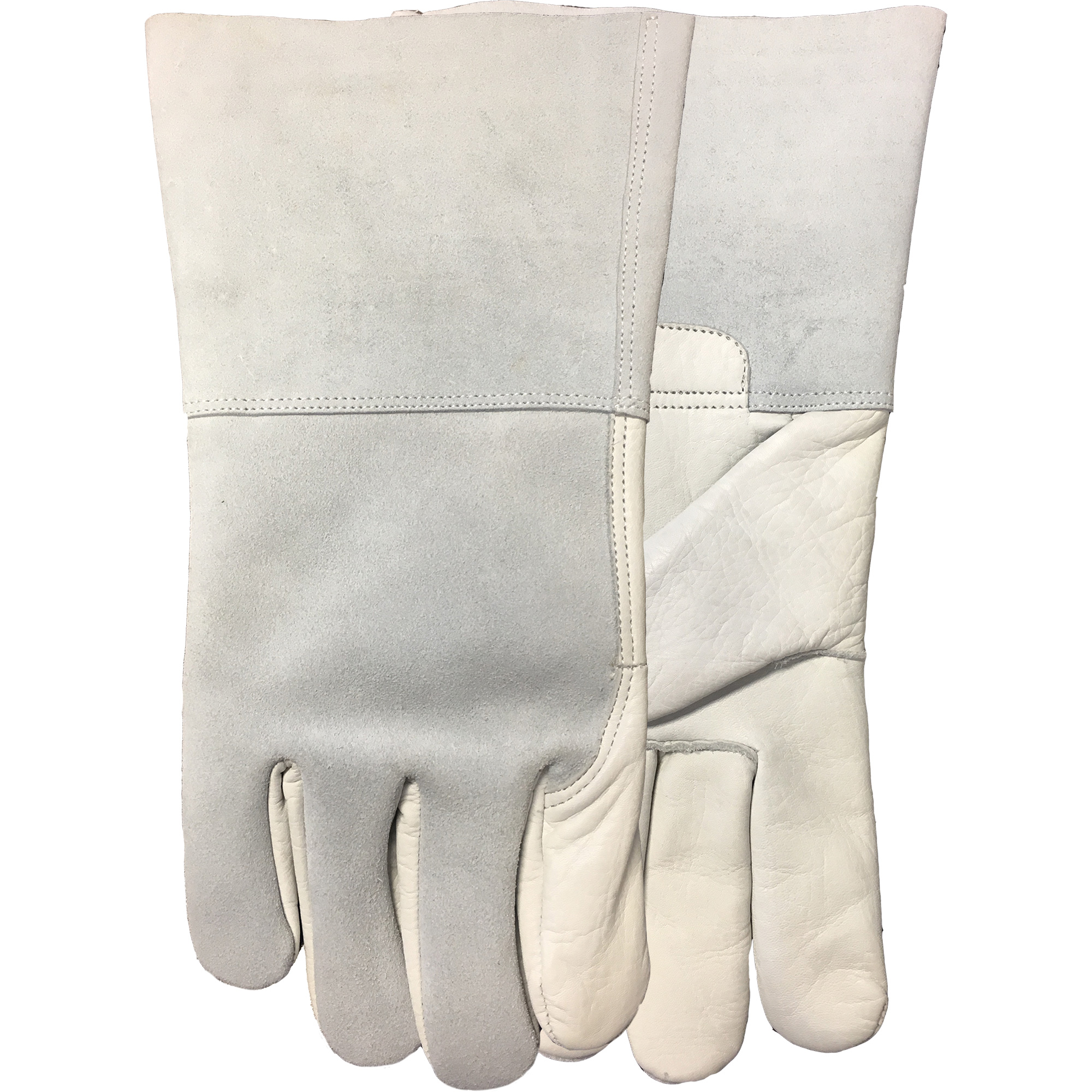 Gants d'ajusteur Fabulous Fabricator 2757E, Petit, Paume en Cuir fleur de vache, Doublure en Molleton de coton