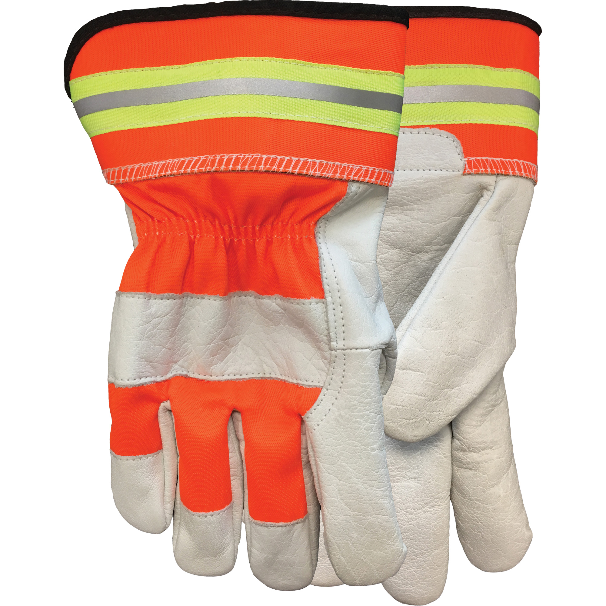 Gants d'ajusteur Flashback, T-Grand, Paume en Cuir fleur de buffle