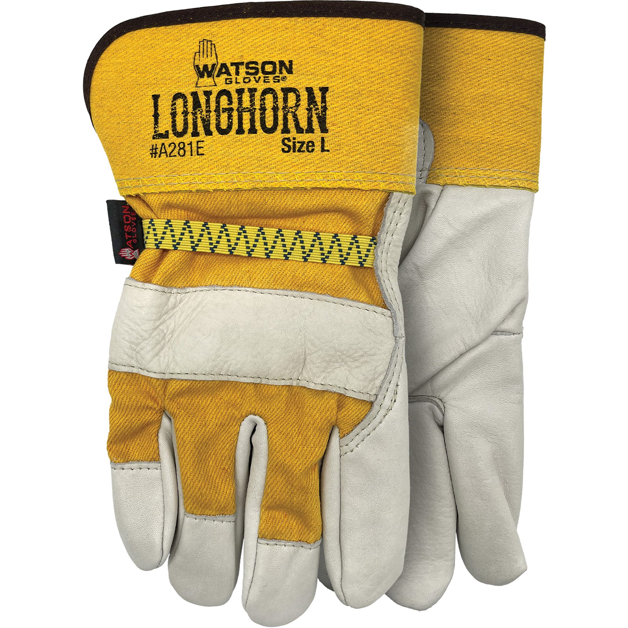 Gants d'ajusteur Longhorn, 2T-Grand, Paume en Cuir fleur de vache