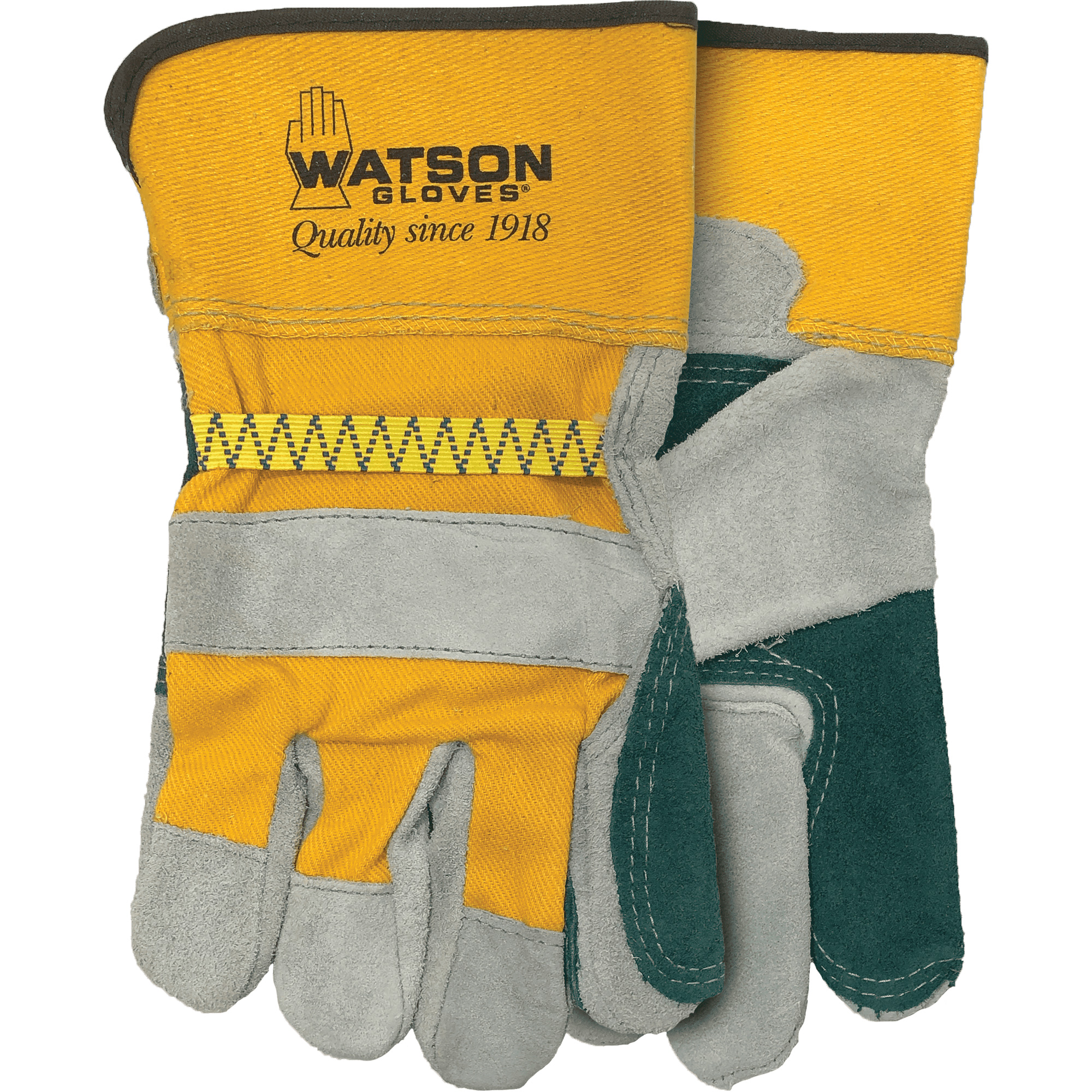 Gants d'ajusteur Mad Dog, Taille unique, Paume en Cuir de vache refendu