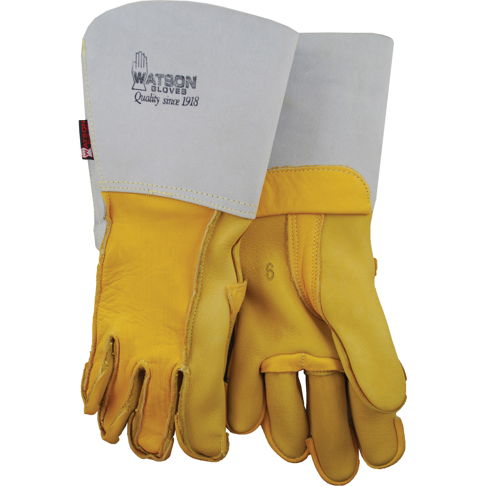 Gants de soudage, Cuir fleur de vache, Taille 12
