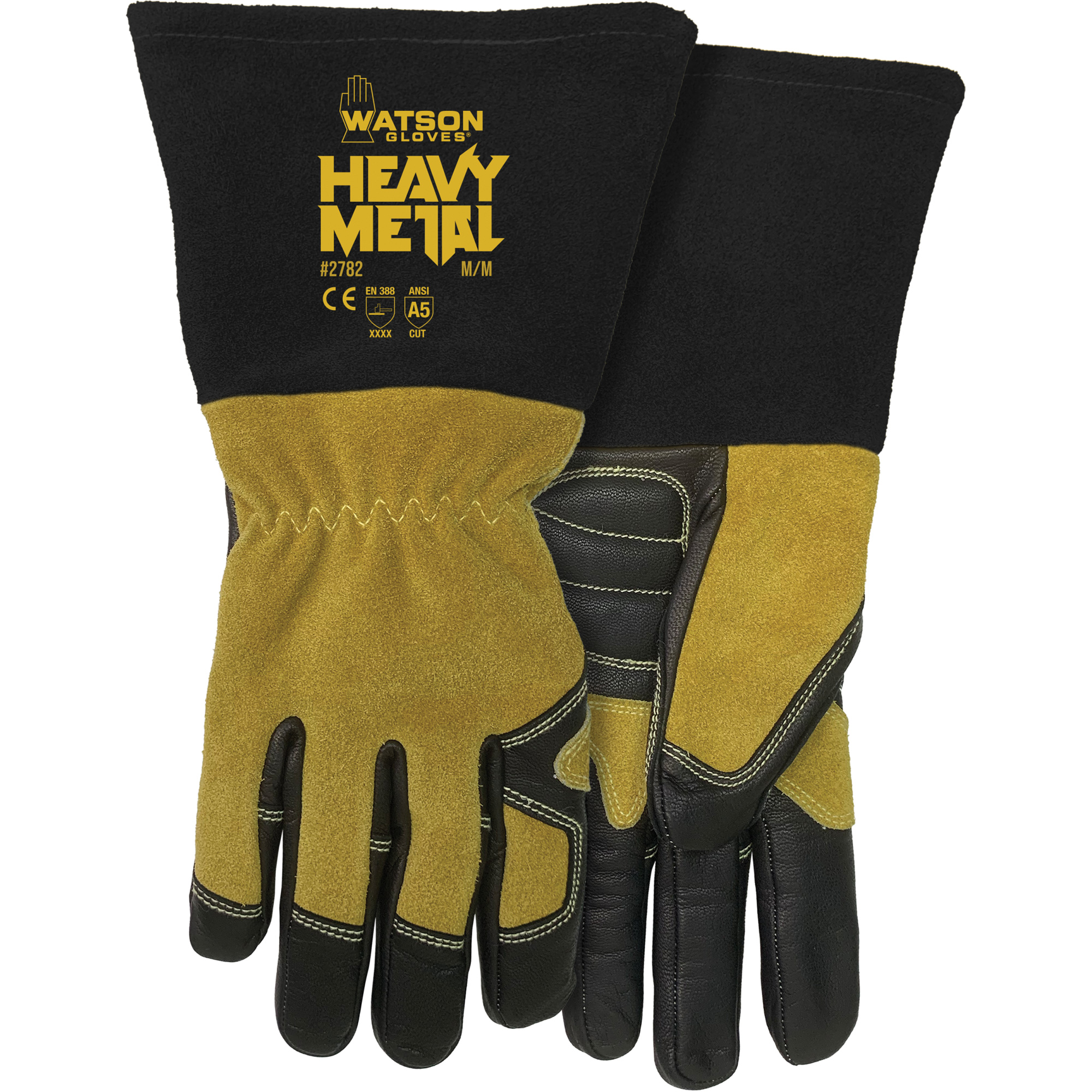 Gants de soudage MIG/électrode 2782 Fired Up pour femmes, Cuir fleur de vache, Taille Petit