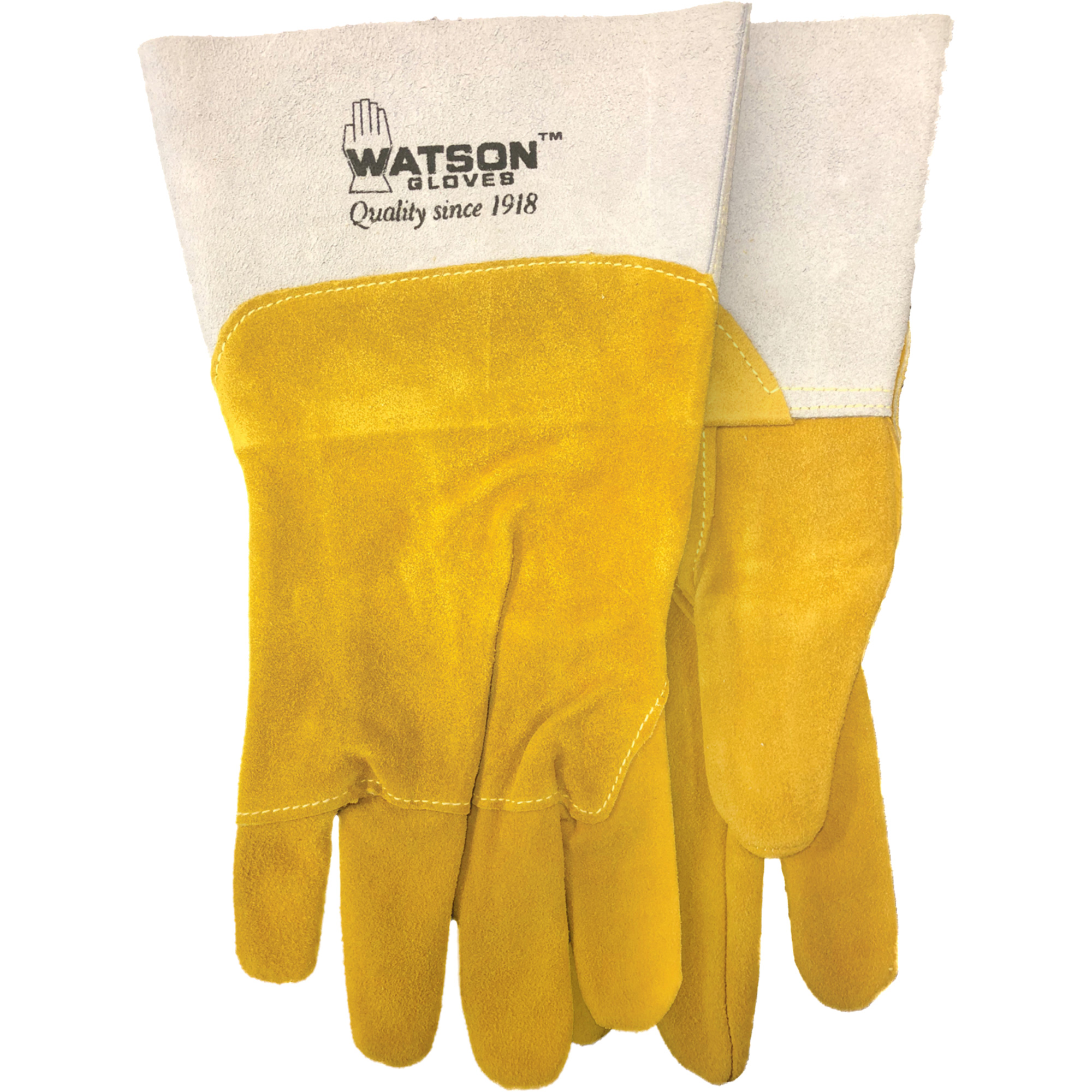 Gants de soudure robustes, Cuir fleur de chèvre/Cuir de vache refendu, Taille T-Grand