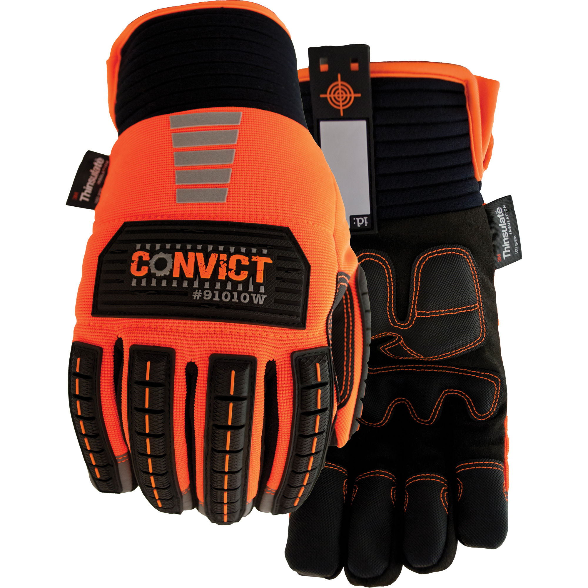 Gants isolés pour mécanicien The Shank, Paume Synthétique, Taille 2T-Grand