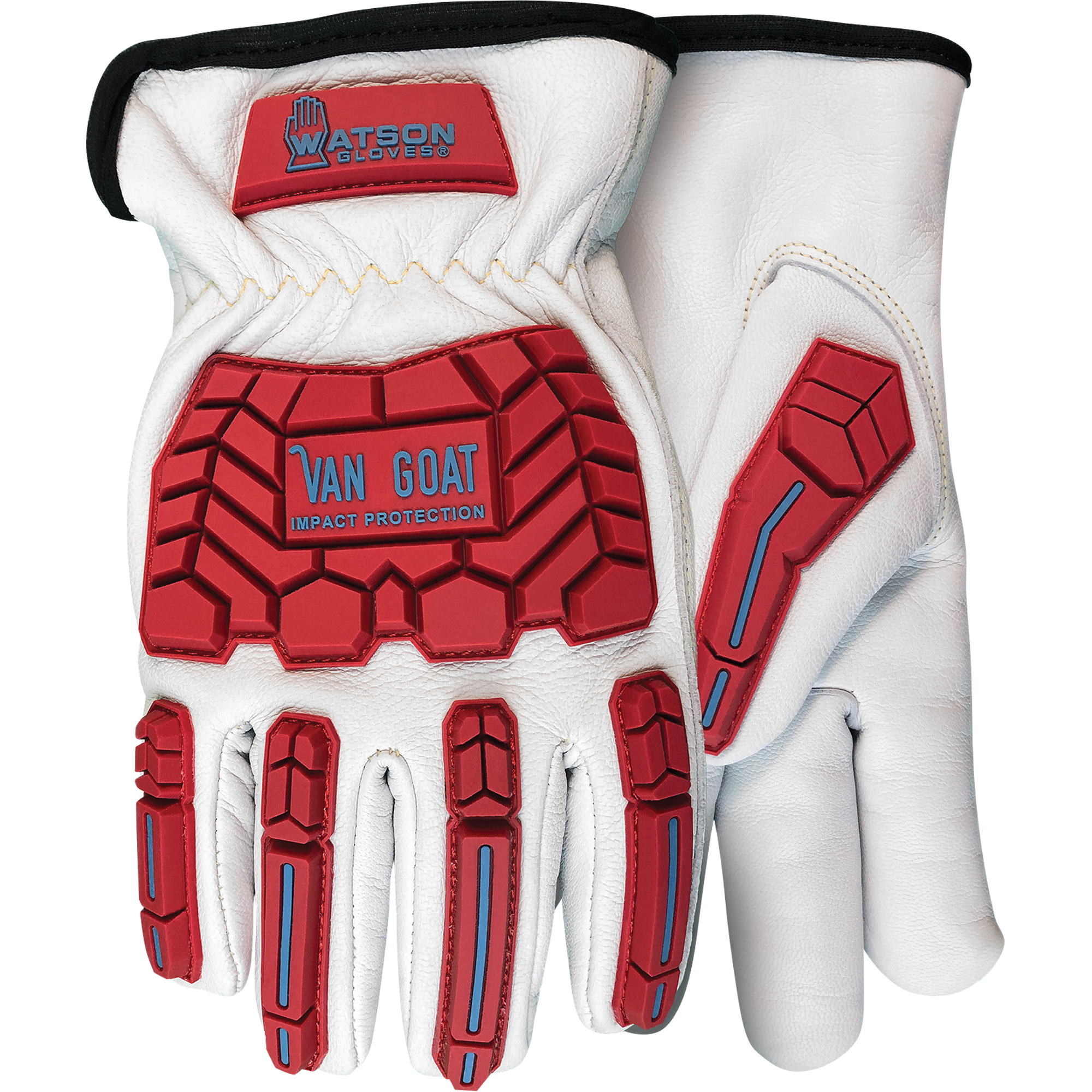 Gants isolés résistant aux impacts et aux coupures Van Goat, Moyen, Paume en Chèvre, Poignet À enfiler
