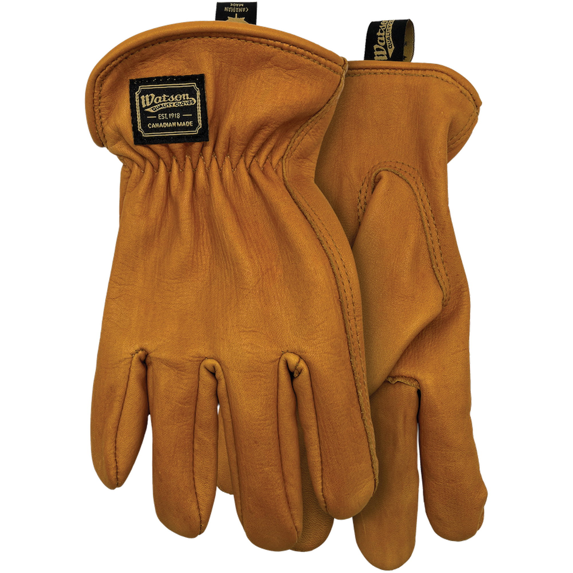 Gants résistants à la coupe The Duke 597CR, Taille Grand, Enveloppe en Cuir de vache/Para-aramide/Polyester/Acier inoxydable, ASTM ANSI niveau A5