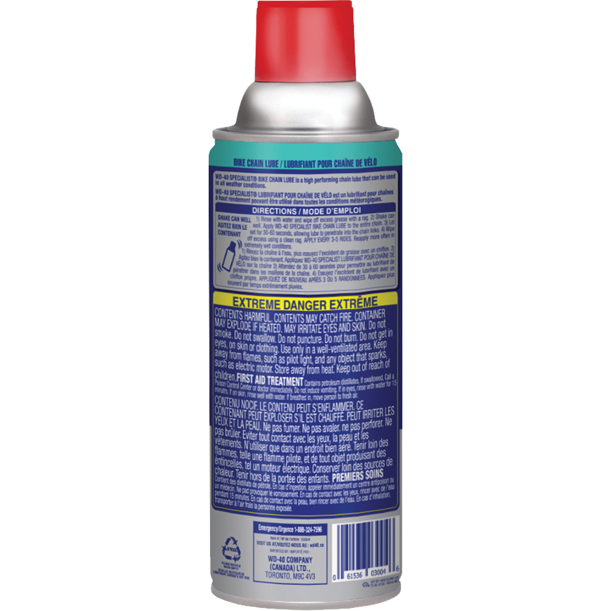 Lubrifiant pour chaîne de vélo, Canette aérosol – Image 2