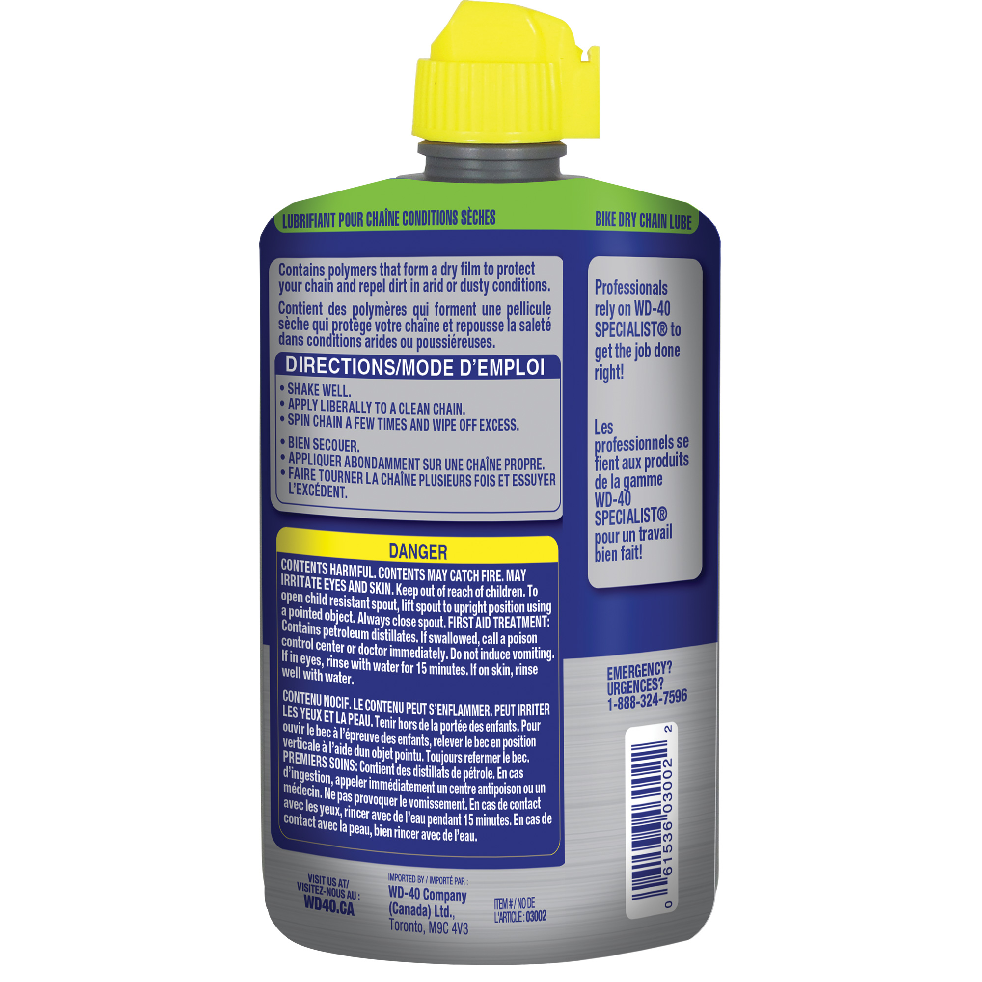 Lubrifiant sec pour chaîne de vélo, Bouteille – Image 2