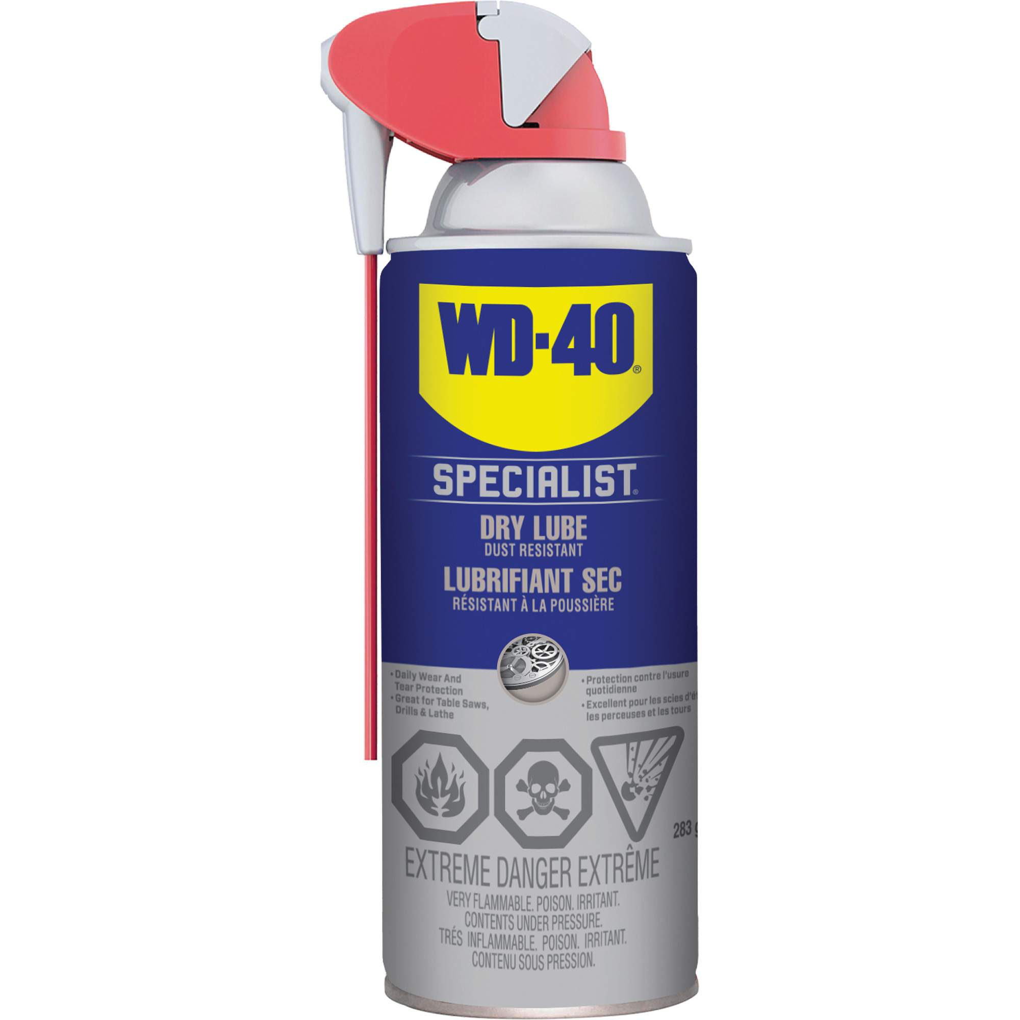 Vaporisateur lubrifiant solide résistant à la saleté et la poussière SpecialistMD, Canette aérosol