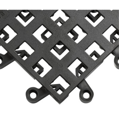 Carrelage no 560 ErgoDeckMD , PVC, 1-1/2' la c, 1-1/2' lo, 7/8" Épaisseur, Noir
