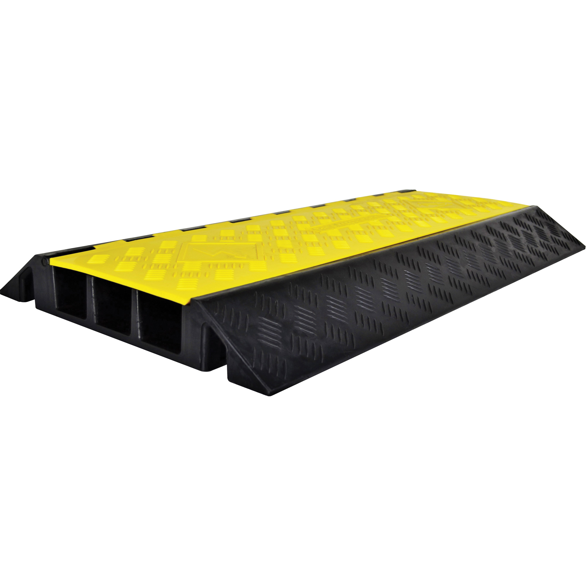 Protecteur de câble droit robuste PowerhouseMC, 3 canaux, 36" lo x 19,75" la x 3" h