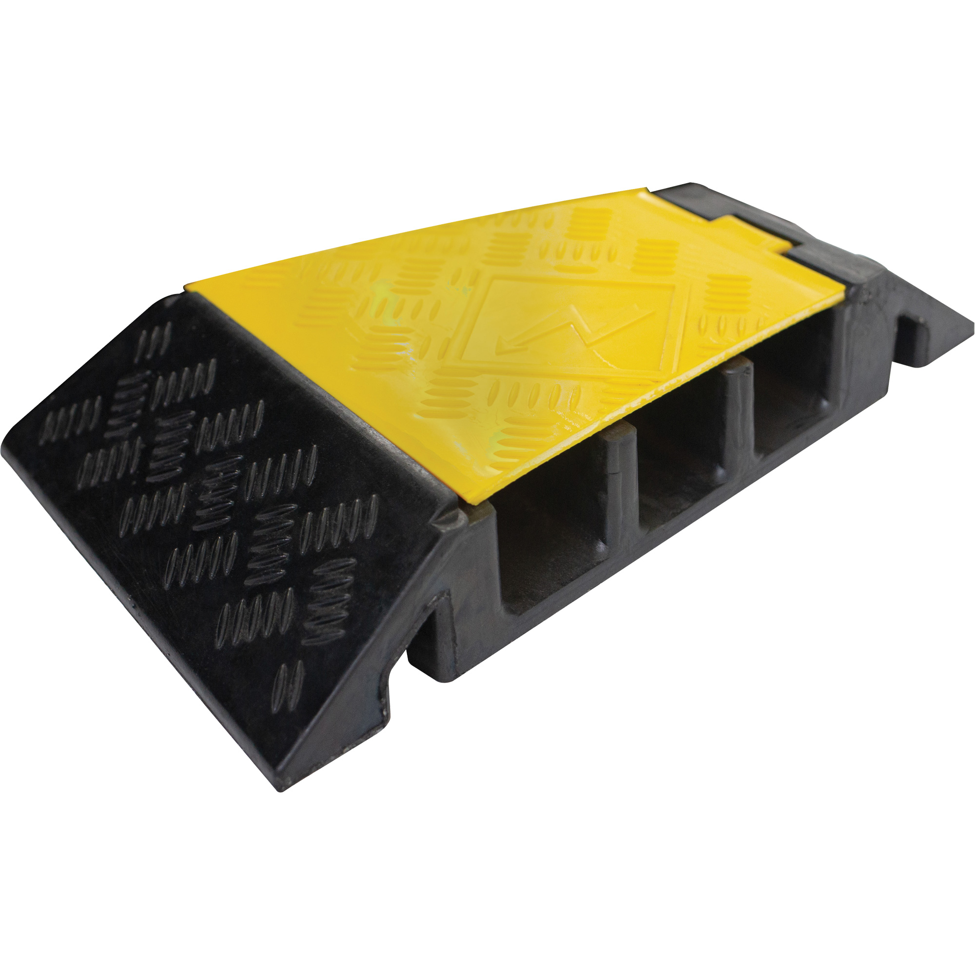 Protecteur de câble tourne-à-droite robuste PowerhouseMC, 3 canaux, 12" lo x 19,75" la x 3" h
