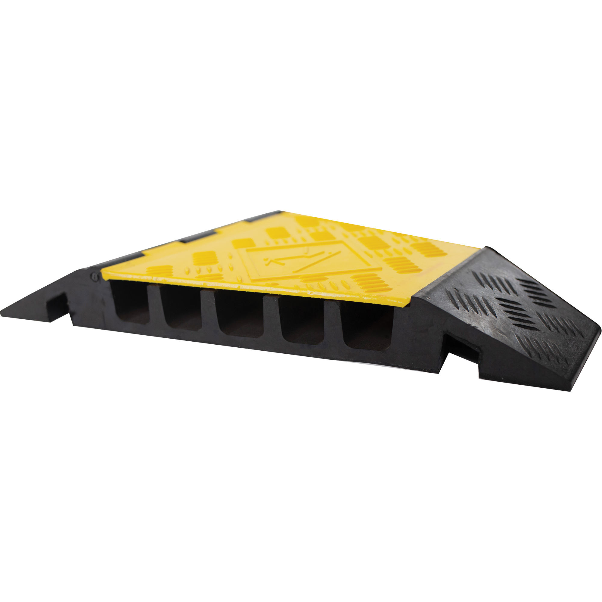 Protecteur de câble tourne-à-droite robuste PowerhouseMC, 5 canaux, 12" lo x 19,75" la x 2,25" h