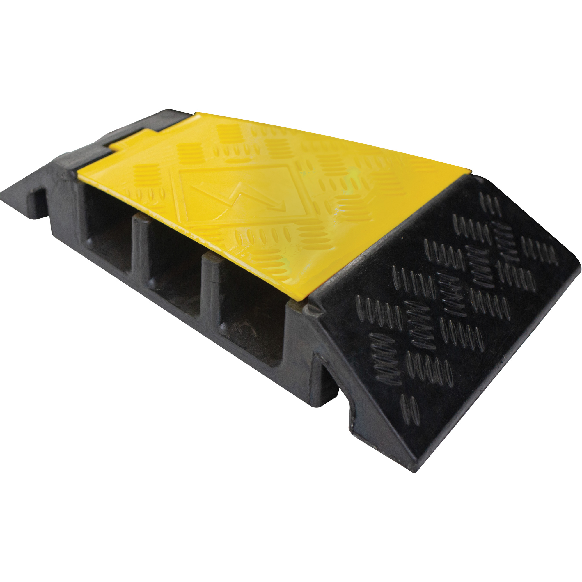 Protecteur de câble tourne-à-gauche robuste PowerhouseMC, 3 canaux, 12" lo x 19,75" la x 3" h