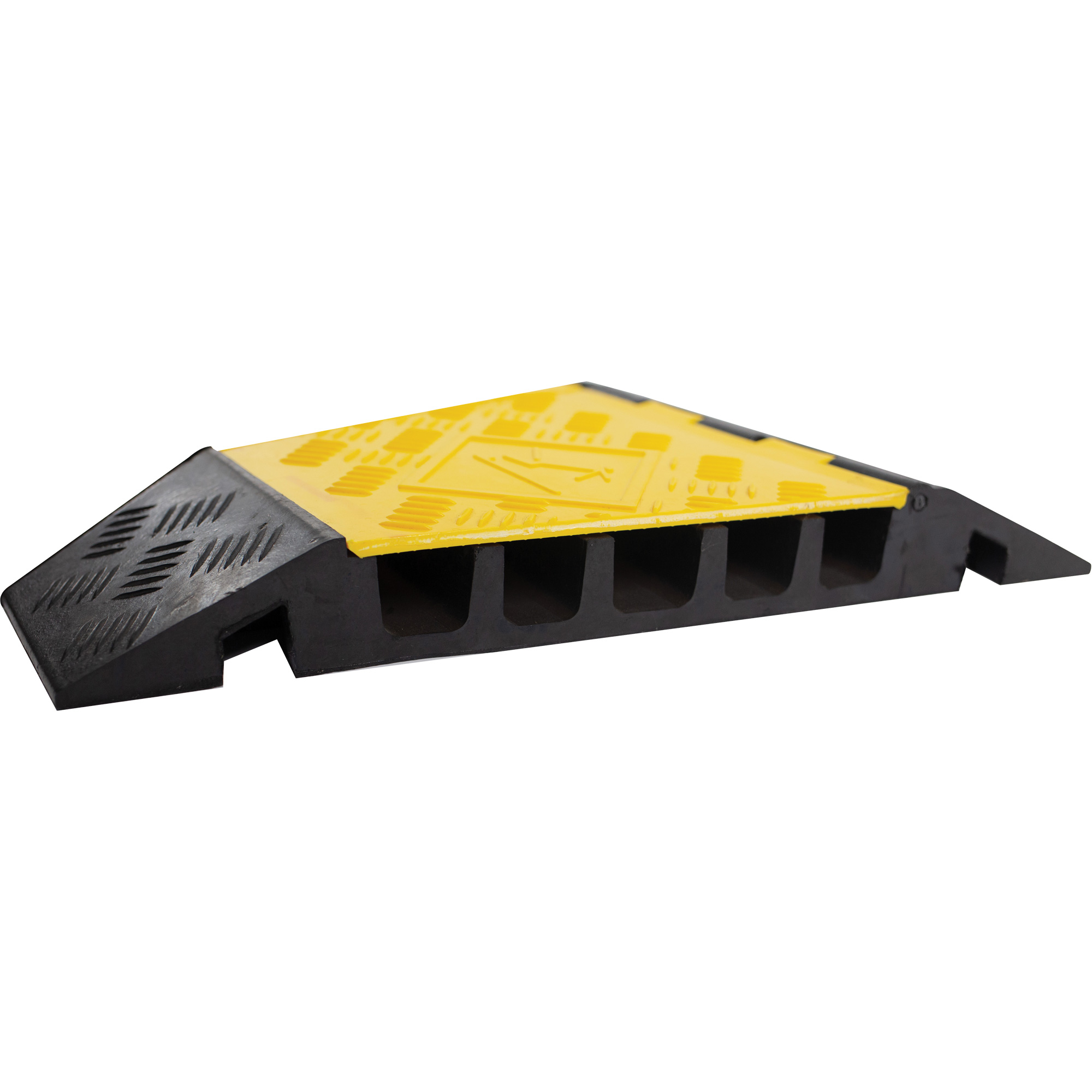Protecteur de câble tourne-à-gauche robuste PowerhouseMC, 5 canaux, 12" lo x 19,75" la x 2,25" h