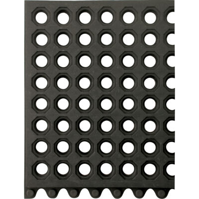 Tapis 24/SevenMD, Caoutchouc, 3' la c, 3' lo, 5/8" Épaisseur, Noir