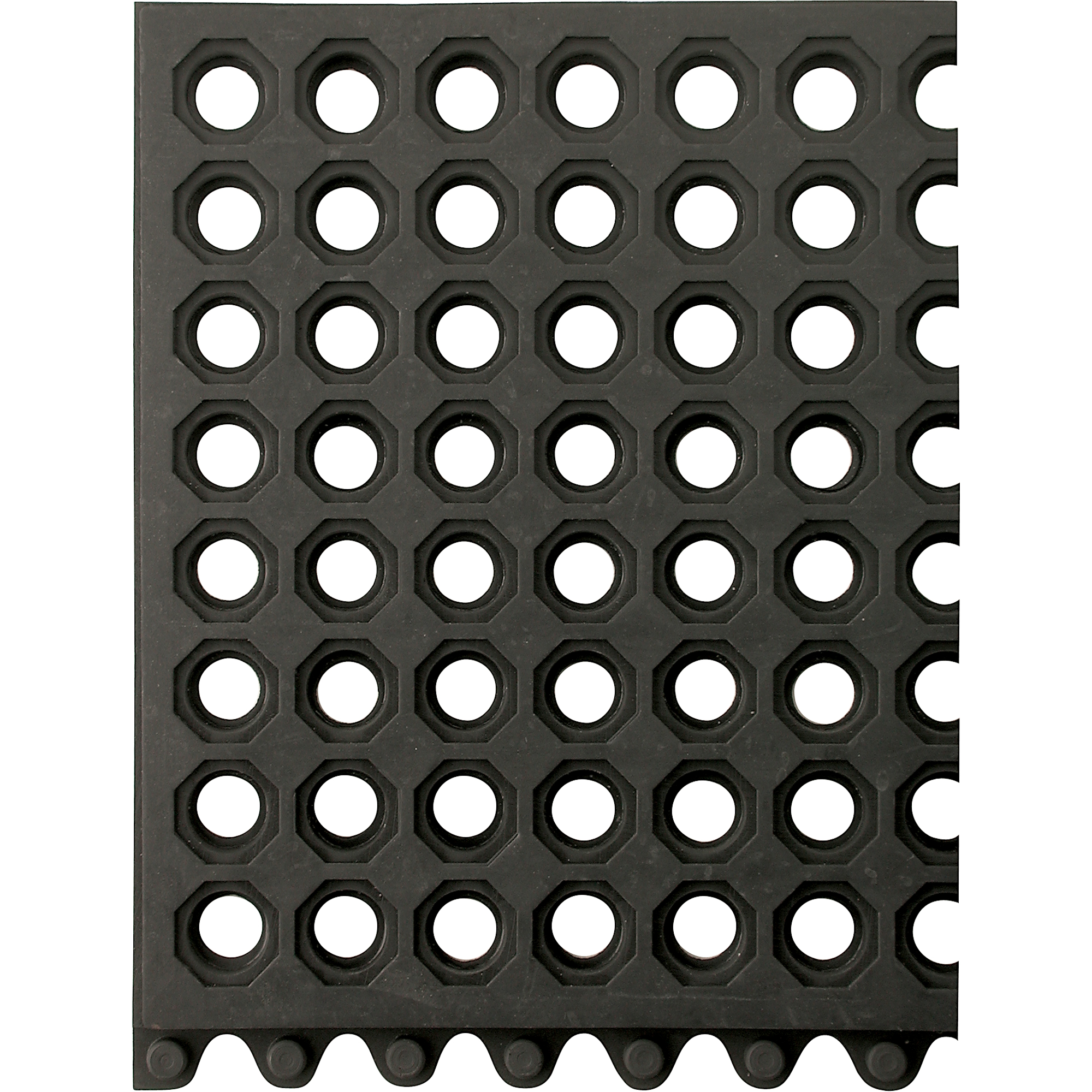 Tapis 24/SevenMD, Caoutchouc, 3' la c, 3' lo, 5/8" Épaisseur, Noir