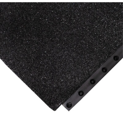 Tapis antifatigue 24/SevenMD LocksafeMD, Texturé, 3' x 3' x 5/8", Noir, Nitrile