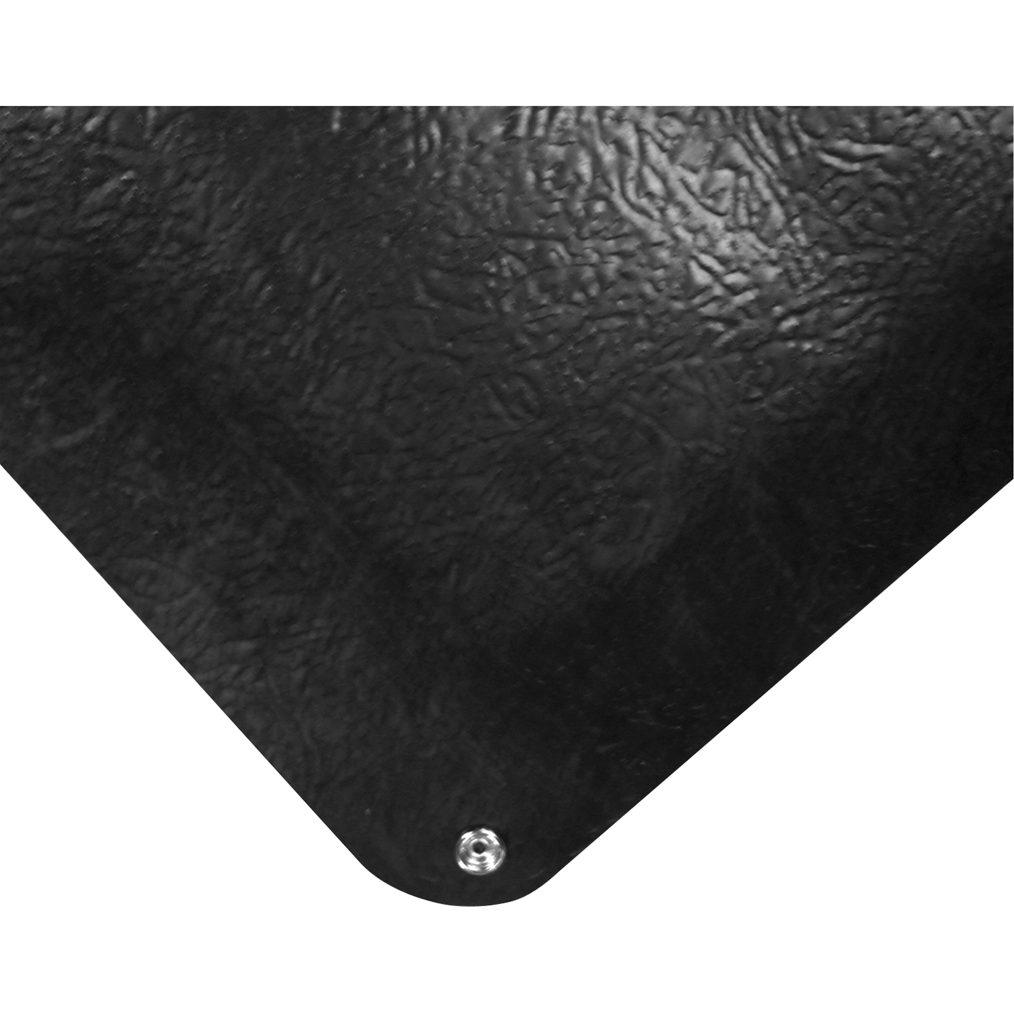 Tapis antifatigue électroconducteur No 786DP, 3' la x 5' lo x 9/16" ép, PVC, Lisse, Noir