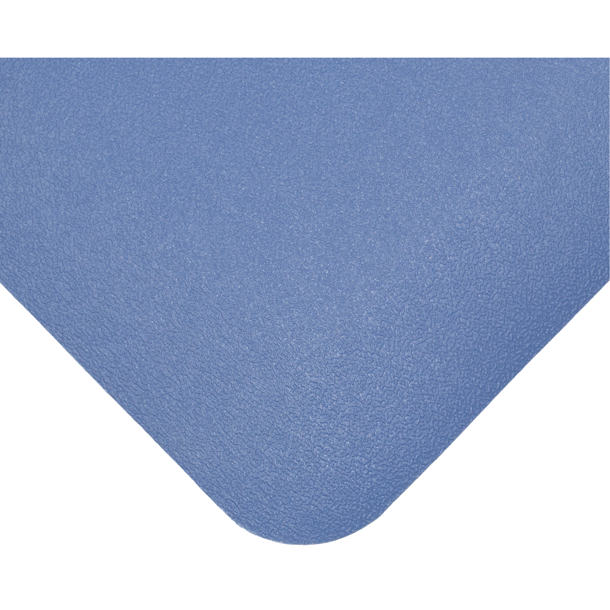 Tapis antimicrobiens Soft Rock no 427, Texturé, 3' x 48' x 1/2", Bleu, Nitrile/Vinyle