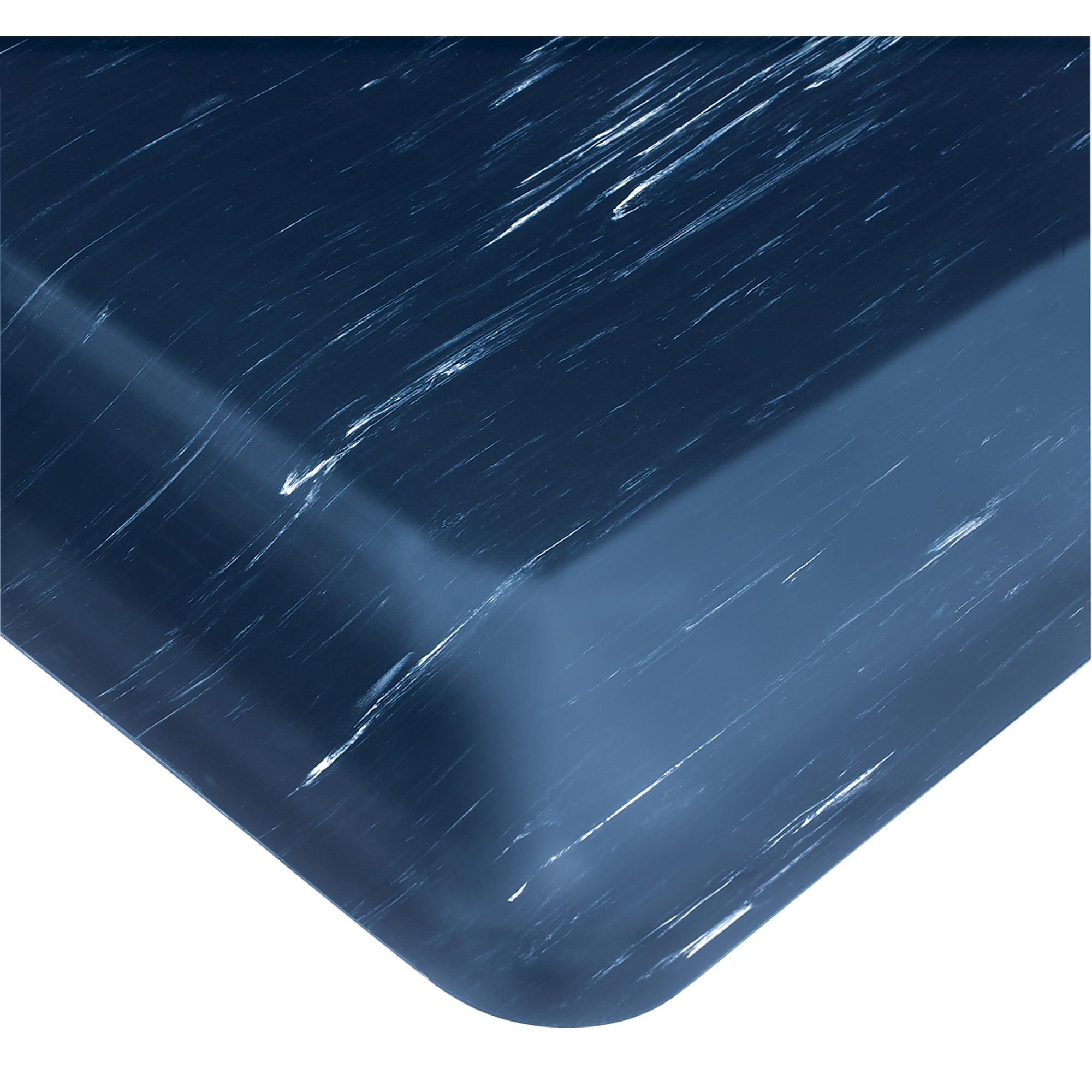Tapis antimicrobiens Tile-Top AM No 420, Lisse, 2' x 60' x 1/2", Bleu, Éponge en PVC