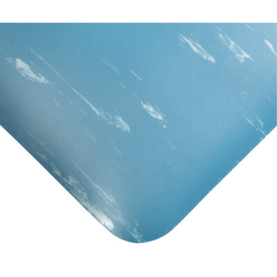 Tapis antimicrobiens Tile-Top Select no 494, Lisse, 2' x 20' x 7/8", Bleu, PVC