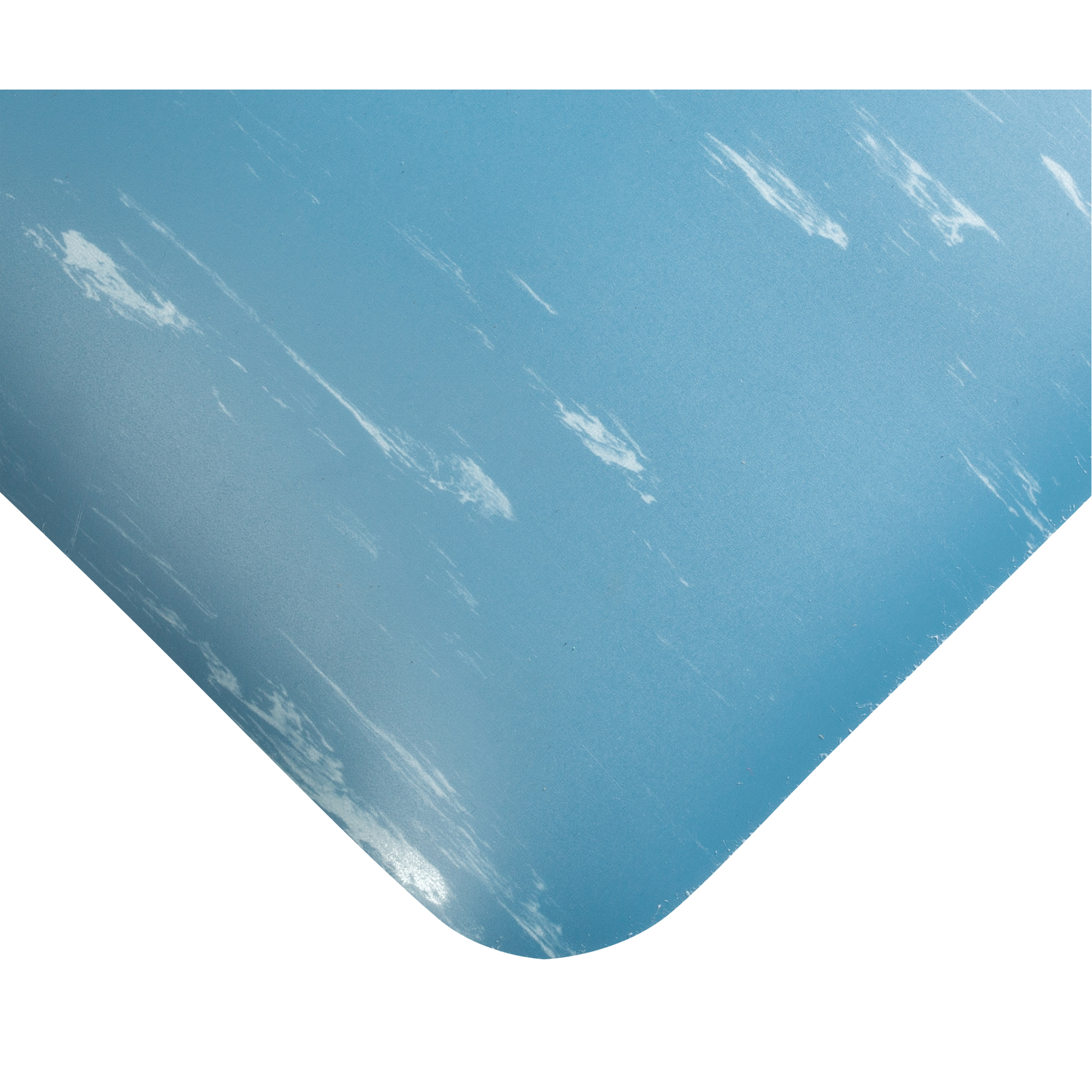 Tapis antimicrobiens Tile-Top Select no 494, Lisse, 2' x 20' x 7/8", Bleu, PVC