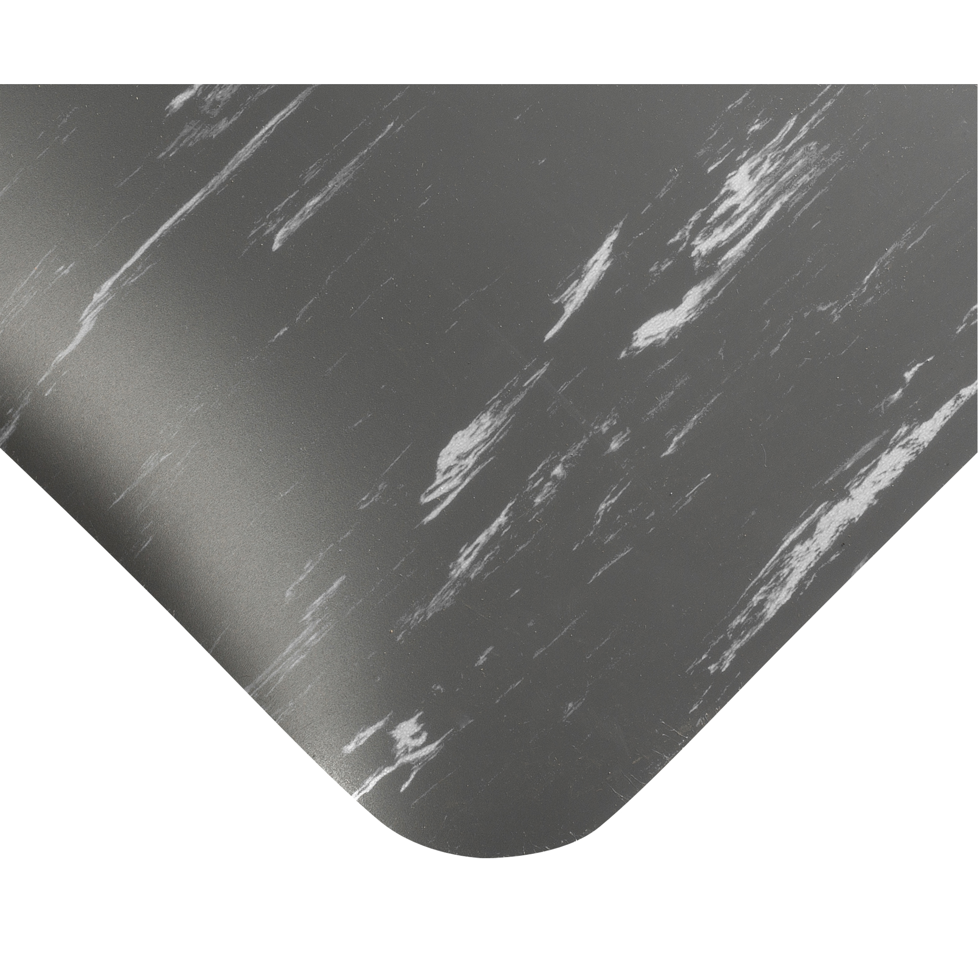 Tapis antimicrobiens Tile-Top Select no 494, Lisse, 2' x 60' x 1/2", Charbon, PVC