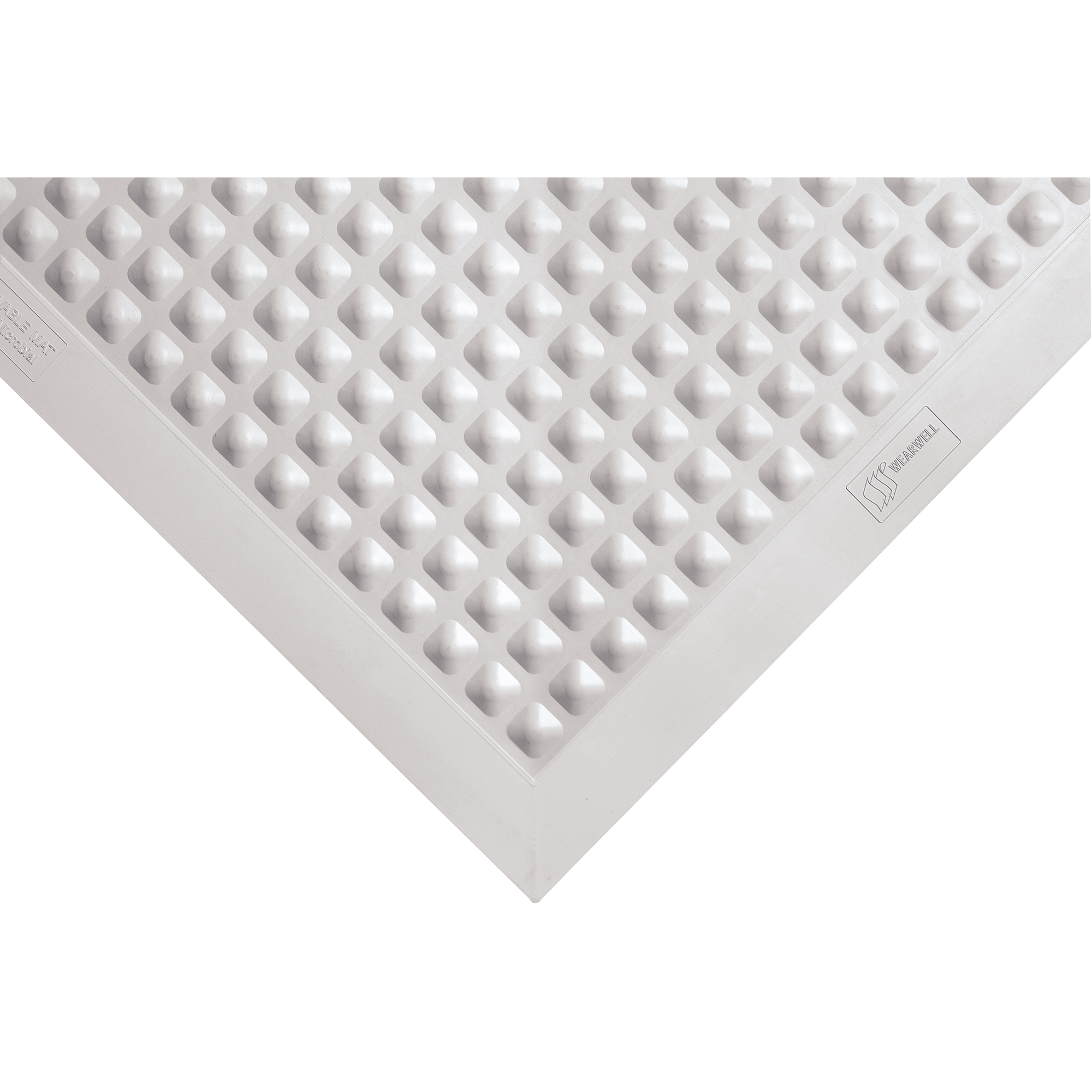 Tapis autoclavable No 580, À bulles, 2' x 3' x 1/2", Gris, Caoutchouc