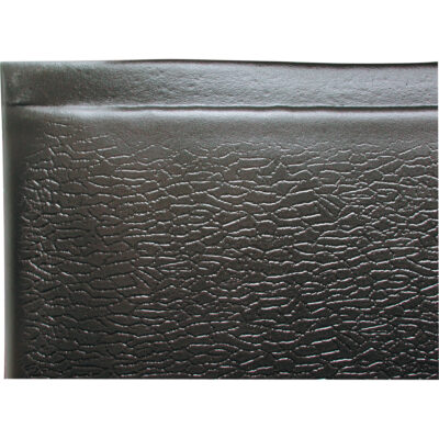 Tapis Endurable No 459, Lisse, 2' x 60' x 1/2", Noir, PVC