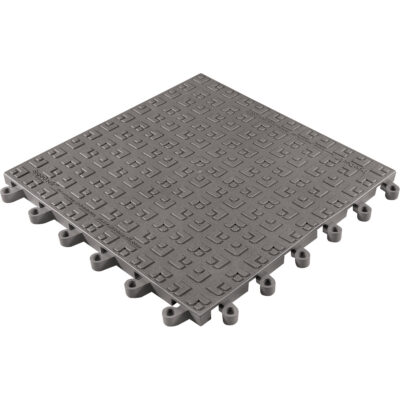 Tapis ErgoDeckMD Soft No 566, PVC, 1-1/2' la c, 1-1/2' lo, 7/8" Épaisseur, Charbon