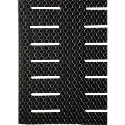 Tapis Kushion Walk No 475, À fentes, 2' x 60' x 3/8", Noir, PVC