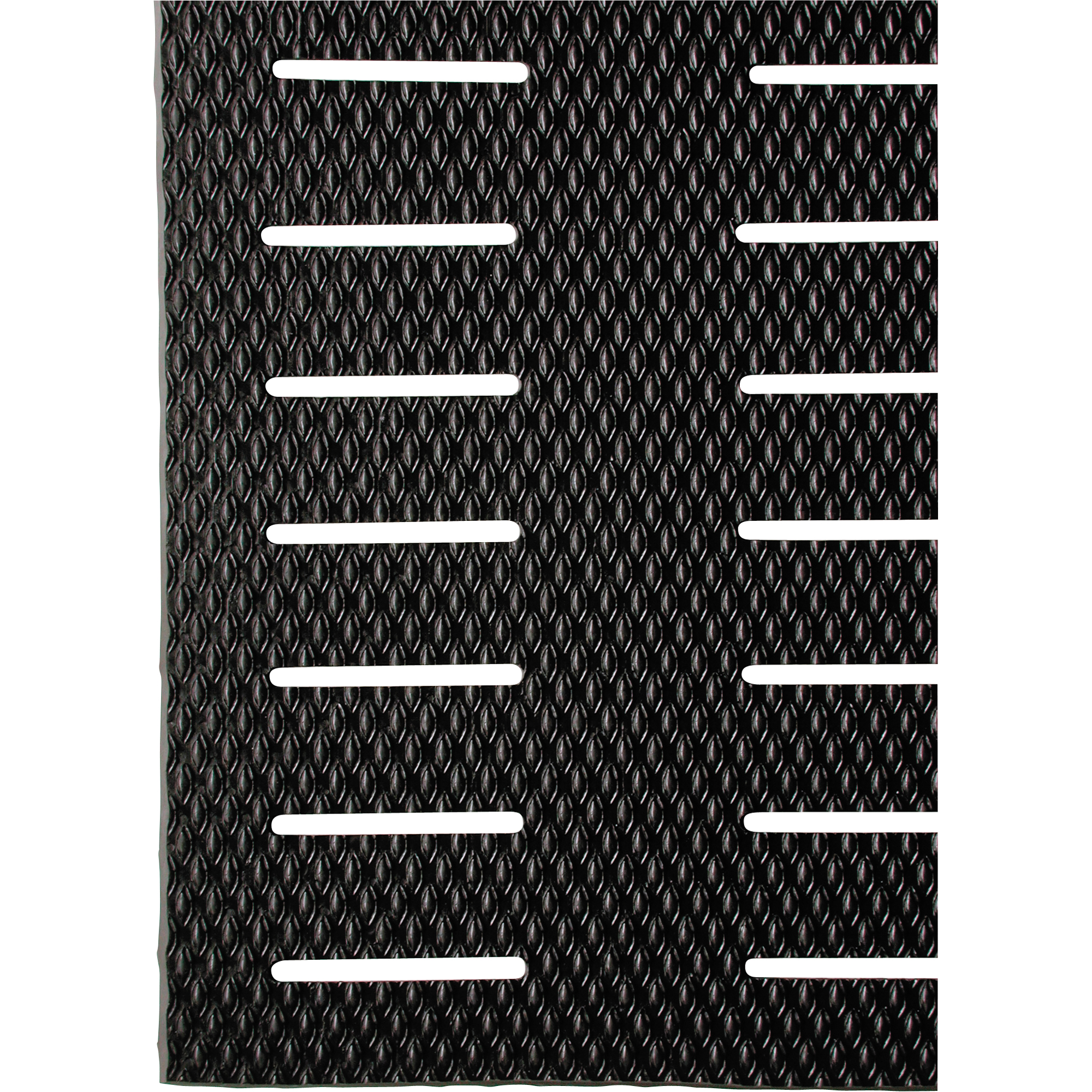 Tapis Kushion Walk No 475, À fentes, 2' x 60' x 3/8", Noir, PVC