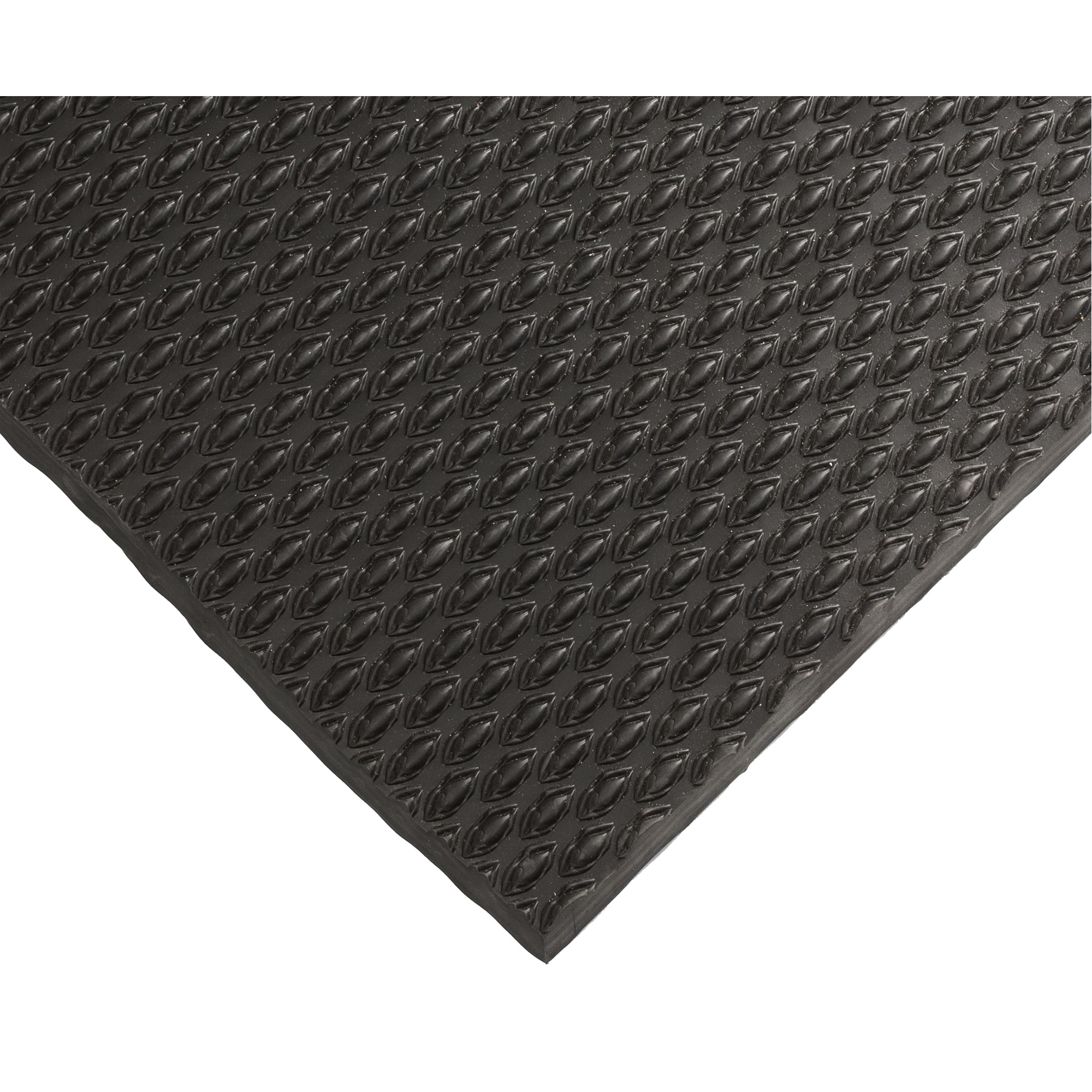Tapis Kushion Walk no 475, Rugueux, 3' x 60' x 3/8", Noir, PVC