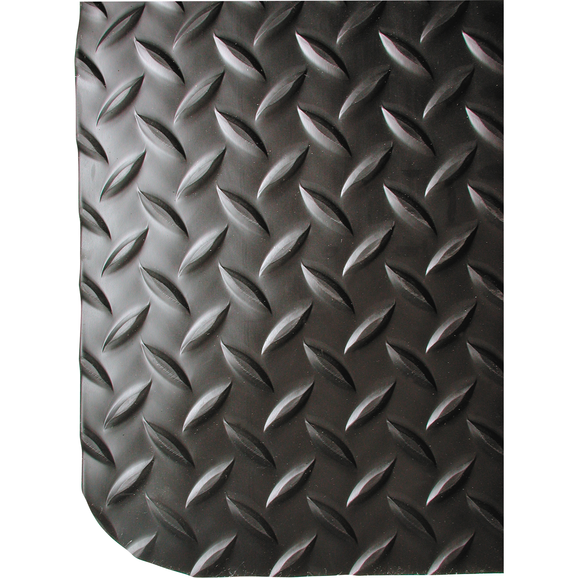 Tapis UltraSoft No 414, Losange, 3' x 5' x 15/16", Noir, Éponge en PVC