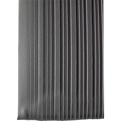 Tapis Tuf Sponge No 451, Rainuré, 2' x 3' x 3/8", Gris, Éponge en PVC