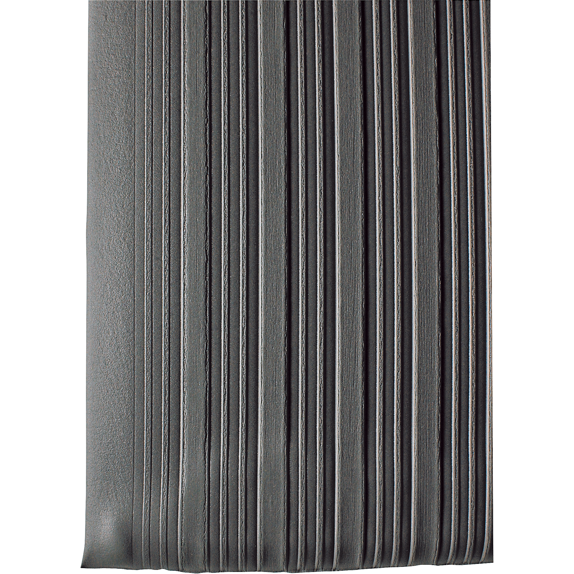 Tapis Tuf Sponge No 451, Rainuré, 2' x 3' x 3/8", Gris, Éponge en PVC