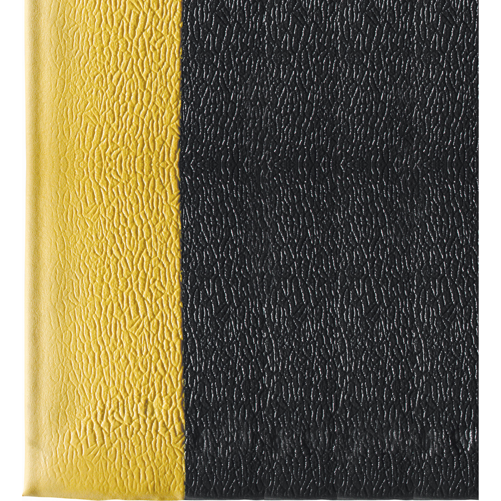 Tapis Ultra-Tred ArmorCote No 440, Texturé, 2' x 3' x 3/8", Noir/Jaune, Polyuréthane/Éponge en PVC