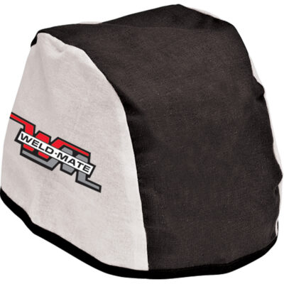 Bonnet en coton pour soudeur, Taille unique, Noir/Blanc