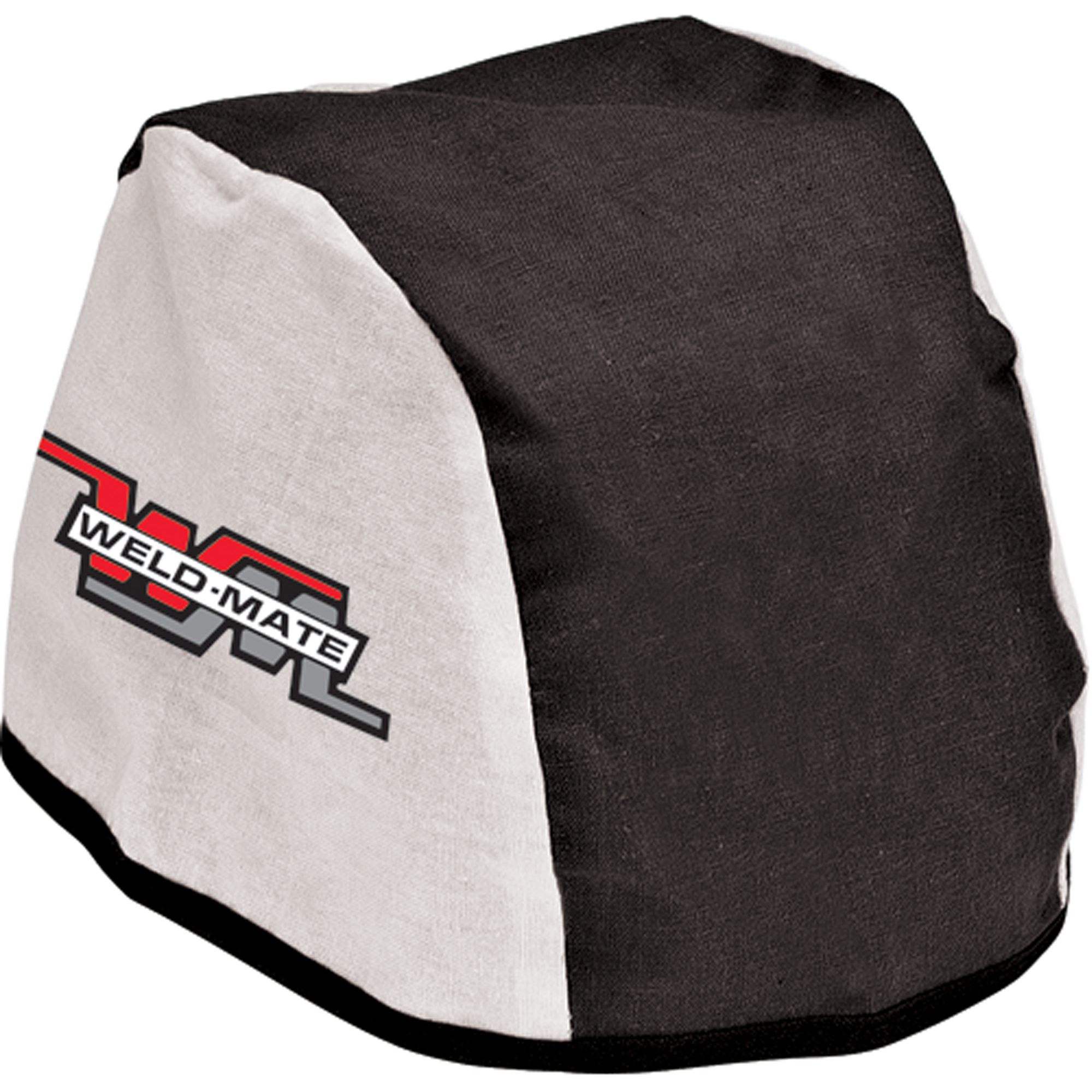 Bonnet en coton pour soudeur, Taille unique, Noir/Blanc