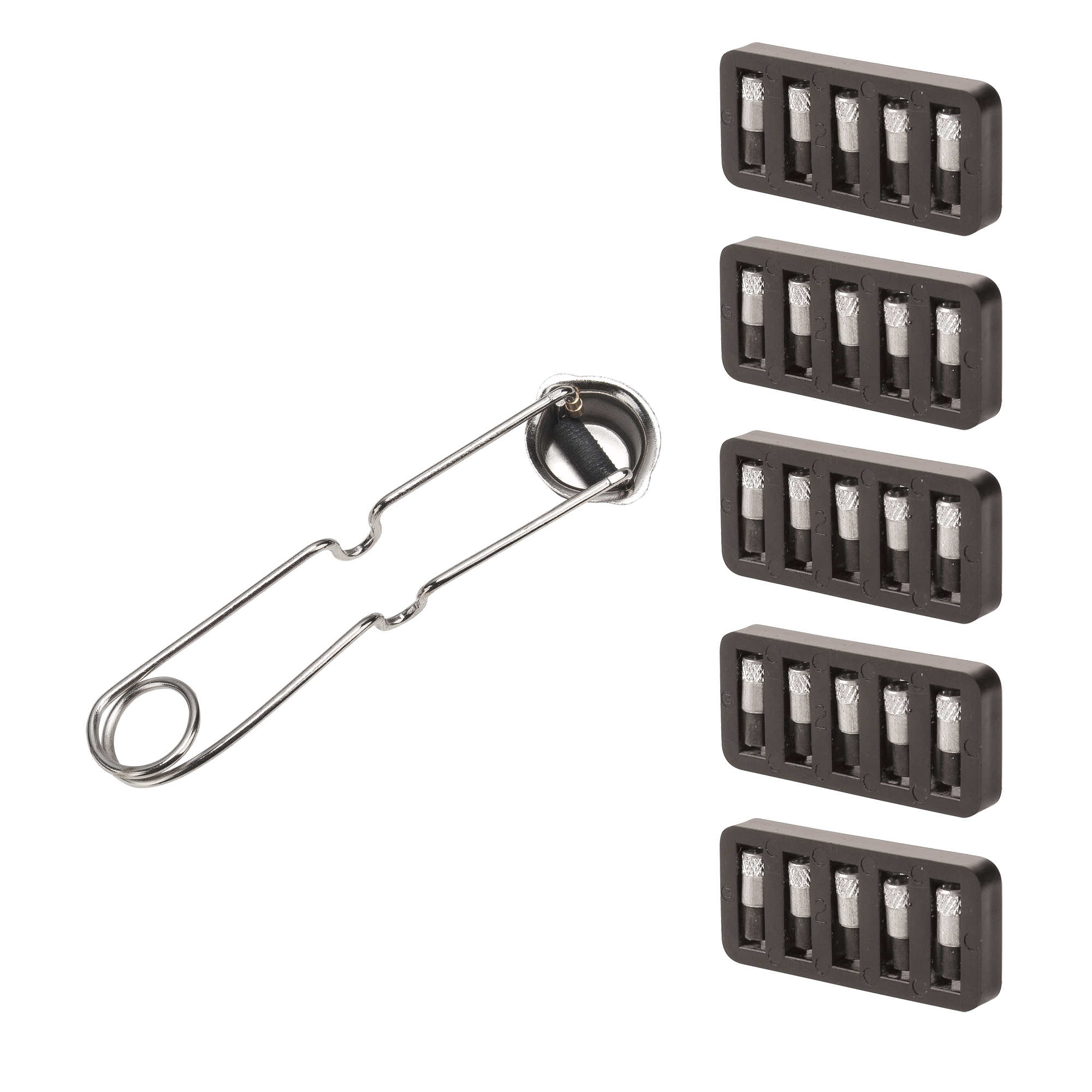 Briquet à une pierre et cinq porte-pierre