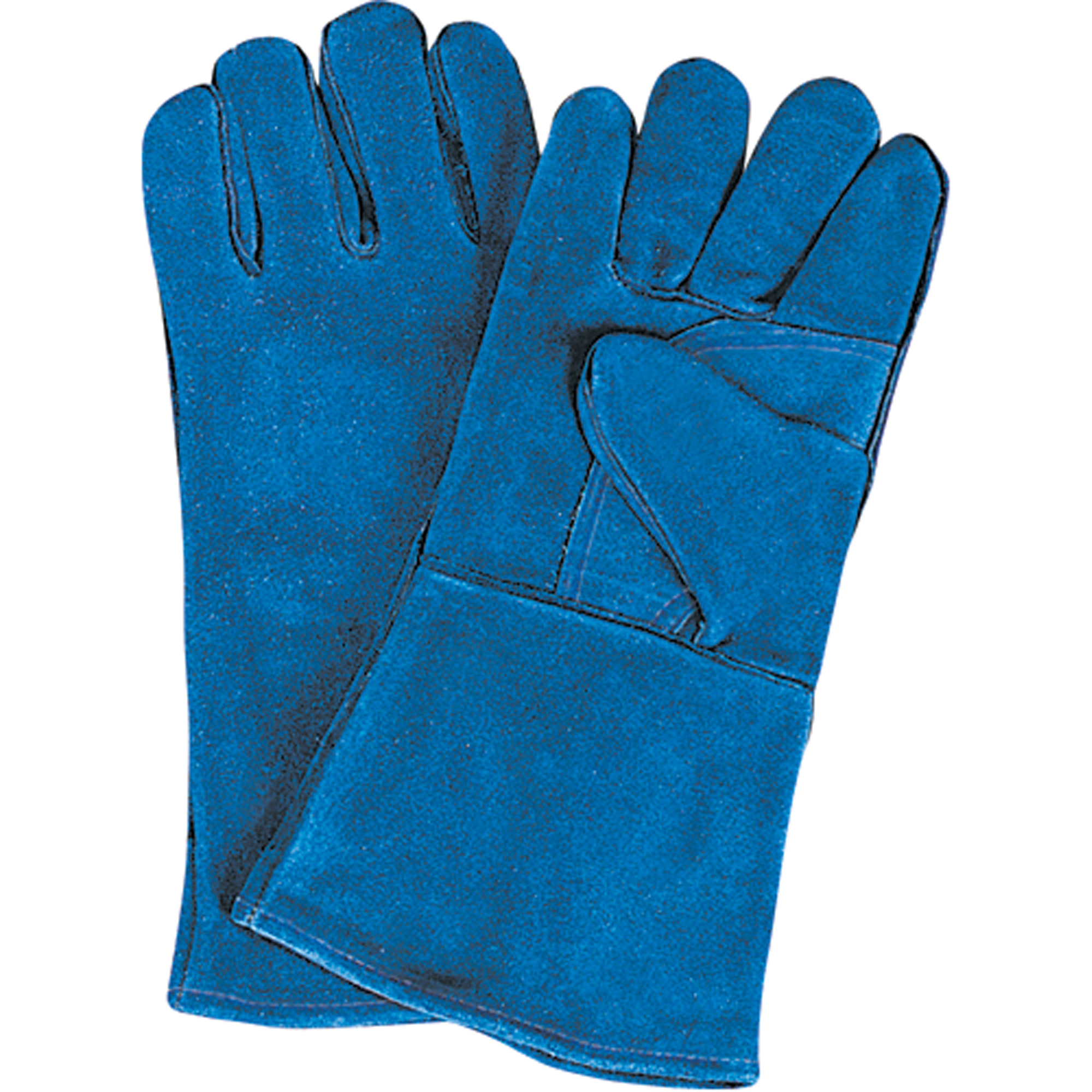 Gants de soudage à pouce & paume doubles, Cuir de vache refendu, Taille Grand
