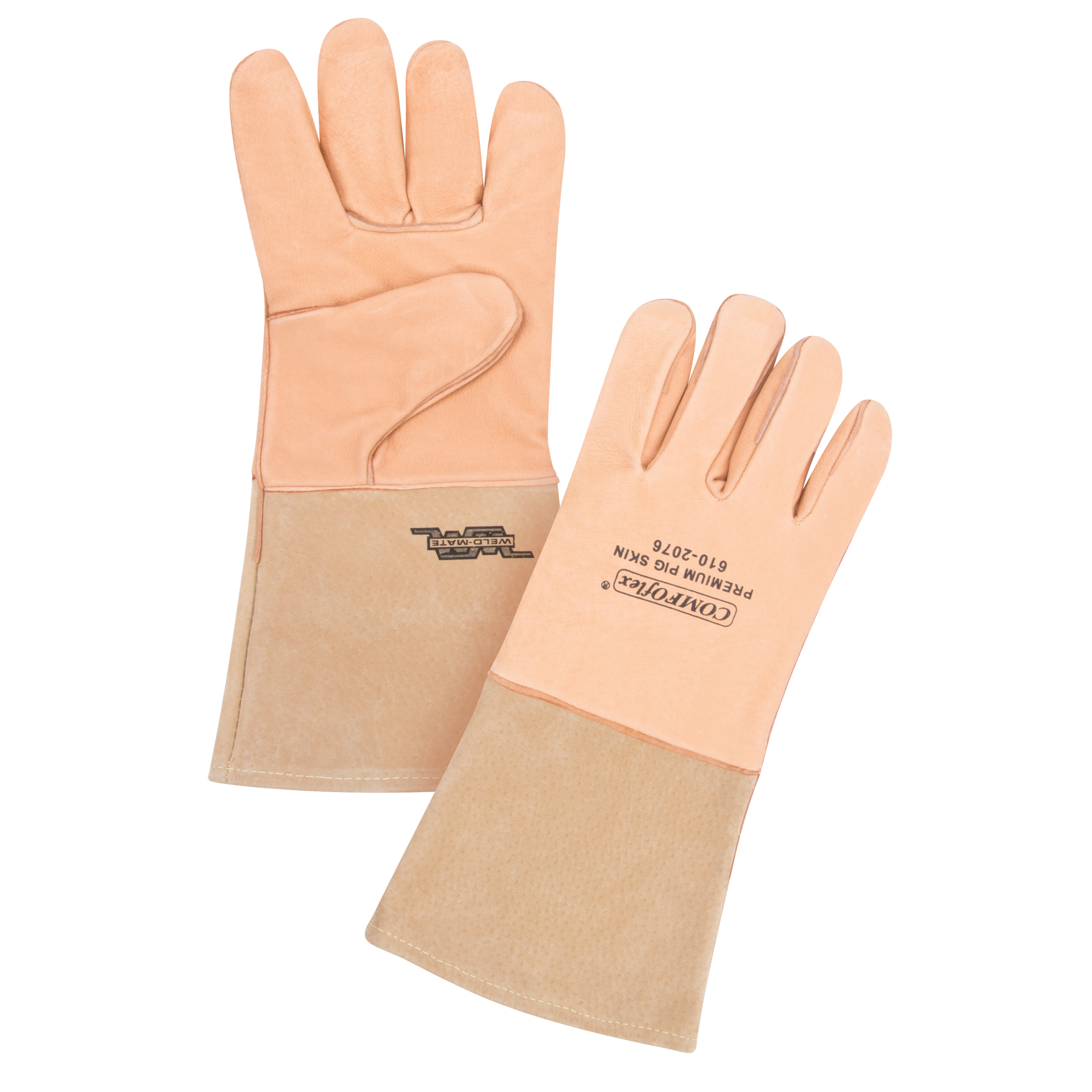 Gants de soudage de première qualité ComfoflexMC, Cuir de porc, Taille Grand
